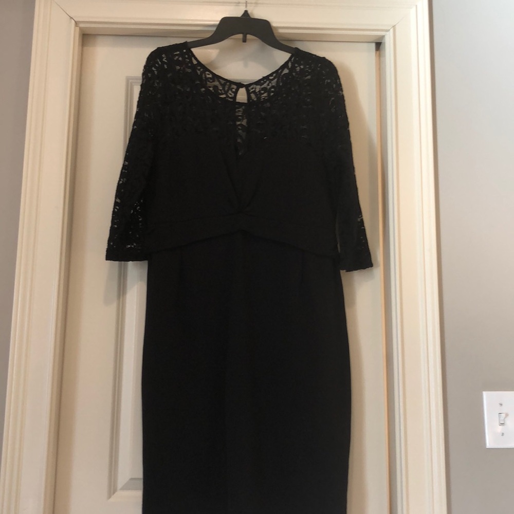 Maternity black dress